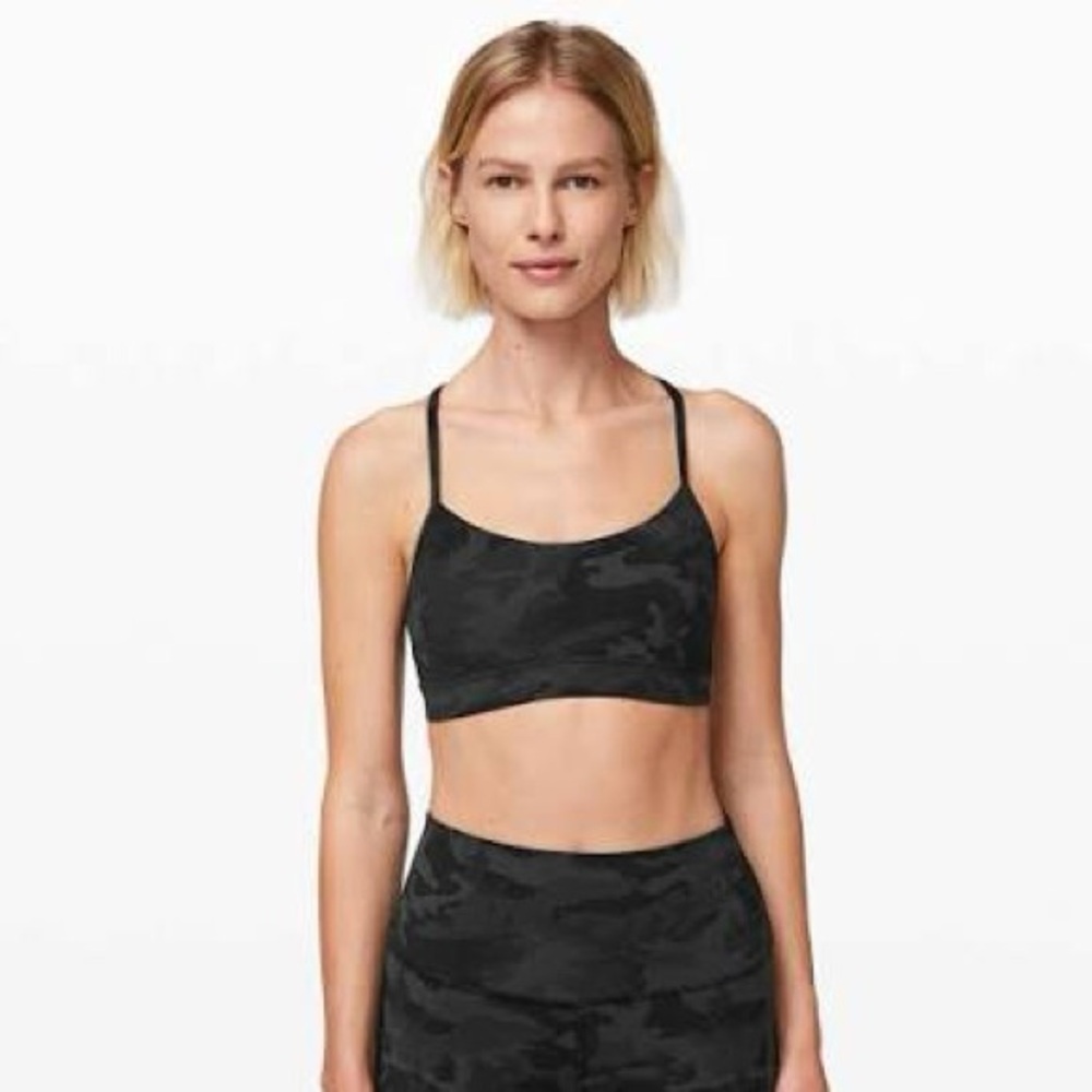 29.Flow Y Bra *Nulu Incognito Camo Multi Grey - Size 8